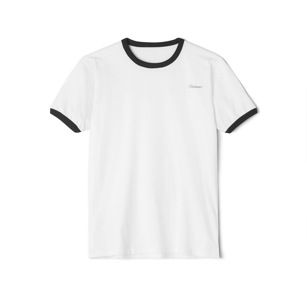 Ringer T-Shirt — Circular "Our Fall, Our" Graphic Back Print